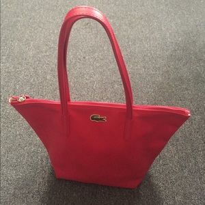 Classic pink Lacoste bag